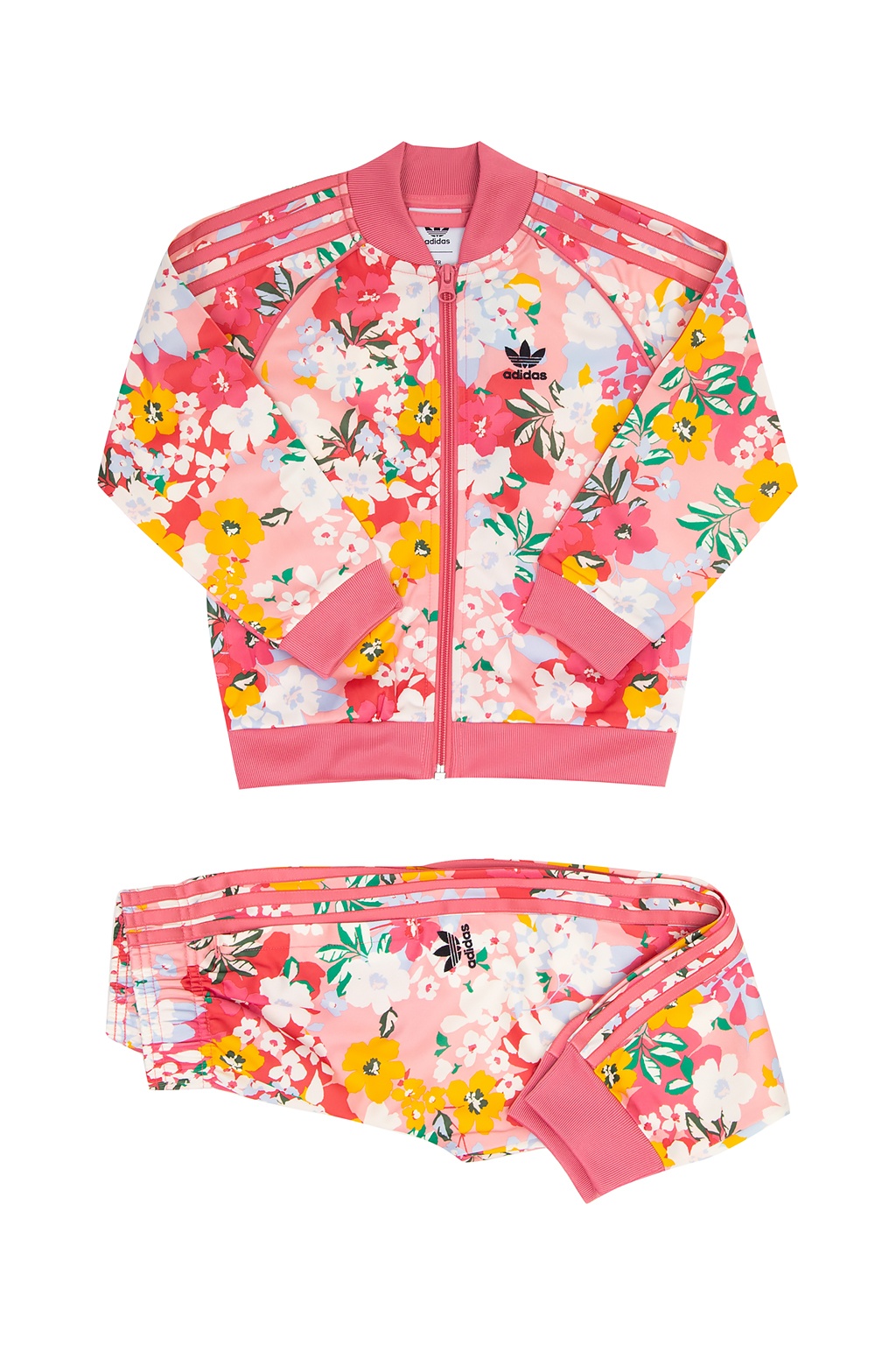 Adidas floral cheap tracksuit kids